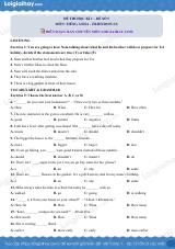 Đề thi học kì 1 Tiếng Anh 6 Friends Plus - Đề số 5